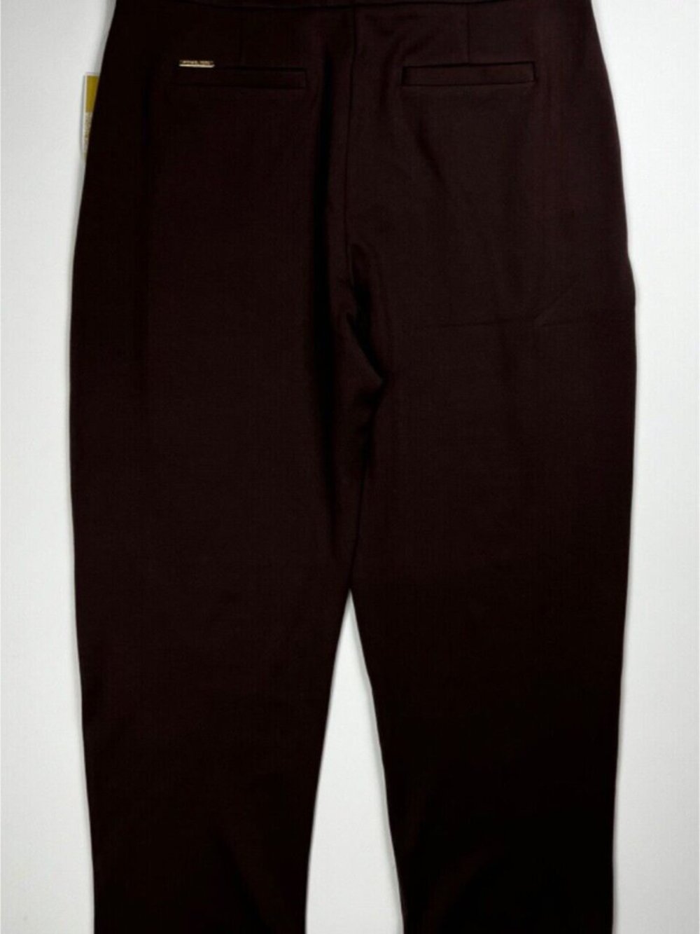 NEW! MICHAEL Michael Kors Women's L Chain-Detail Wide-Leg Pants NWT $110 - Picture 2 of 3